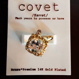 Covet Premium 14K Gold Plated Ring , size 8